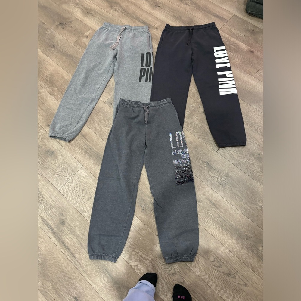 Bundle of pink sweat pants